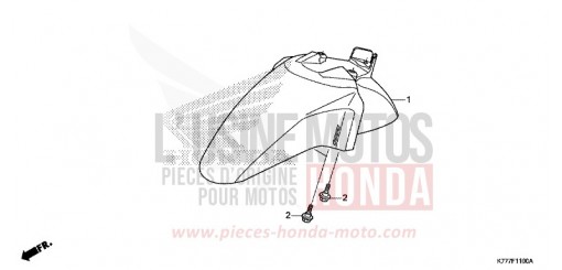 FRONT FENDER SH150ADH de 2017